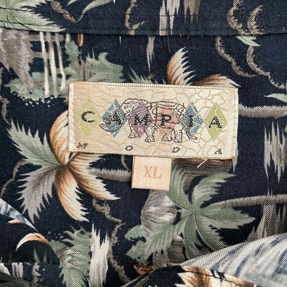 Campia Moda Hawaiian Shirt Size XL - Picture 3 of 4
